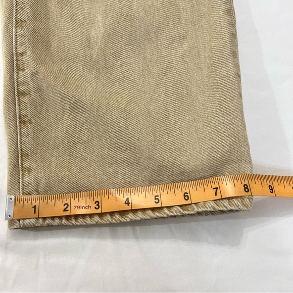 Madewell The Perfect Vintage Wide Leg Jeans Size 27 Tan High Rise Wide Leg Denim - Picture 8 of 14